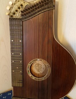 Alte Zither von Albert Vogt - Hanau (Brüder-Grimm-Stadt)