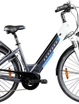 Zündapp E-Bike Cityrad Z901, 7 Gang Shimano Tourney RD-TY300 Schaltwerk, Kettenschaltung, Mittelmotor, 418 Wh, Pedelec, Elektrofahrrad für Damen u. Herren
