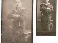 Portrait eines Matrosen in Uniform, Atelier Jensen, Kiel, (T174) - Sinsheim Zentrum