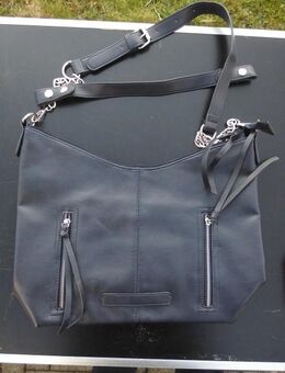 Taschen 2 Damen Handtaschen dunkelblau+weinrot rot neu Kunstleder je 7,- - Flensburg
