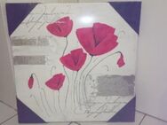 NEU Leinwandbild Mohnblumen 60x60 cm - Dorsten