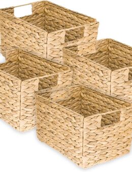 4x HMF Aufbewahrungskorb faltbarer Korb aus Wasserhyazinthe 37242 - Birkenfeld (Baden-Württemberg)