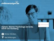 Diplom, Master Psychologe (m/w/d), Klinik am Homberg - Bad Wildungen