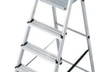 KRAUSE Stehleiter Solidy, Aluminium, 1x6 Stufen, Arbeitshöhe ca. 327 cm