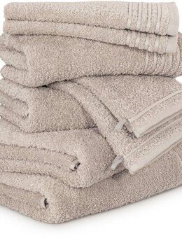 Möve Handtuch Set New Classic, Walkfrottier (8-St), Waschhandschuhen, Gäste-, Hand- und Duschtüchern, 100% Baumwolle