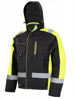 Premium Edition warme Winterjacke mit Reflektoren und Kapuze - Wuppertal