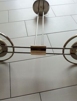 Lampe, Deckenlampe, goldfarben - Unikat - Berlin