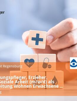 Heilerziehungspfleger, Erzieher, Bachelor Soziale Arbeit (m/w/d) als Gruppenleitung Wohnen Erwachsene Teilzeit - Regensburg