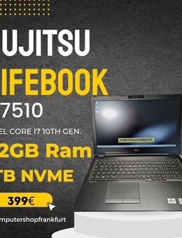 Fujitsu Lifebook U7510,Intel Core i7-10610U,32GB Ram,1TB NVME SSD,Win11 - Frankfurt (Main) Griesheim