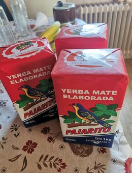 3 Pakete Mate Tee 1Kg Pajarito MHD 02/27 Neu ungeöffnet - Soltau