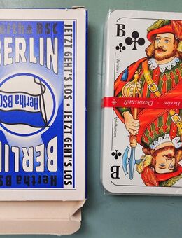 i23) Sammler Kartenspiel - Hertha BSC Berlin - FAN-Skat FAN SKAT Spiel Fussball - Garbsen