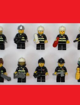 LEGO 10 Feuerwehrmänner mit Werkzeug Feuerwehr Figuren Männchen Zubehör Figur Set Stück - Gaggenau