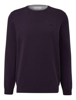 s.Oliver Strickpullover mit Logostickerei