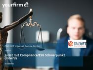 Jurist mit Compliance/ESG Schwerpunkt (m/w/d) - Berlin