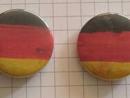 2 Buttons Schwarz-Rot-Gold (Ø 2,5 cm) - Münster