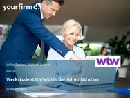 Werkstudent (m/w/d) in der Administration - Reutlingen