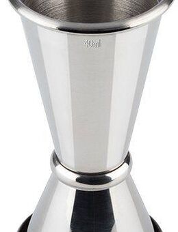 Buddy's Barmaß Buddy´s Bar, Edelstahl, (1-St), 2 cl/4 cl Doppelmaß, Innenmaße 1 cl/3 cl, spülmaschinenfest