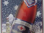 Weltenburger Brauerei Nr.19 - Kloster Winter-Traum - MB LP 333 - Lkw Oldie auf Blechschild 24,5 x 13,5 cm - Doberschütz