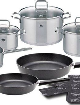 Elo Topf-Set Citrin 13-teilig, Edelstahl 18/10 (Set, 13-tlg), Induktion