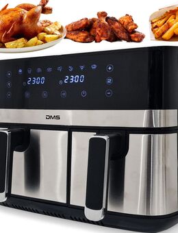 DMS HF-10E 10L Doppelkammer Heißluftfritteuse Backofen Heißluftgrill - Birkenfeld (Baden-Württemberg)