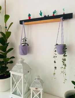🌿 Gehäkelter Hänge-Blumentopf – handgemacht & einzigartig! 🌿 - Hattersheim (Main)