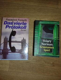 Frederick Forsyth-Das vierte Protokoll HC und Hilary Norman-Grausames Spiel HC - Euskirchen