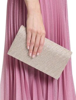 Vera Mont Abendtasche Vera Mont Damen Clutch-Tasche im Glitzer-Look, Falten