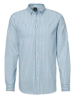 John Devin Langarmhemd Regular Fit Streifenhemd mit Button-down-Kragen, aus reiner Baumwolle