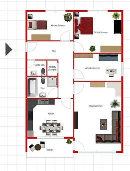Provisionsfrei ab sofort: Helle 4-Zimmer-Wohnung mit Balkon - perfekt als neues Zuhause oder Investition. - Siegen (Universitätsstadt)
