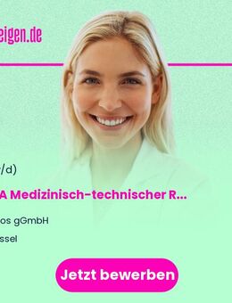 MTRA Medizinisch-technischer Radiologieassistent Teilzeit oder Minijob (m/w/d) - Kassel