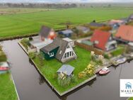 ~~Licht. Lage. Leichtigkeit. Ferienhaus mit Sonne im Gesicht und Wasser zu Füßen ~~ - Südbrookmerland