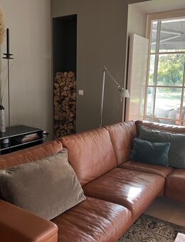 Design Leder-Sitzgruppe WK WOHNEN - WK 666 Arena Loft cognac - Bremen