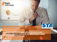 Verwaltungsfachangestellter (m/w/d) oder Verwaltungswirt (m/w/d) für die Steuer- und Finanzsachbearbeitung - Starnberg