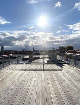 50m² AUFDACHTERRASSE zur Mitnutzung | BEZUGSFREI | neues Studio-Apartment mit WEST-LOGGIA + Lift - Berlin