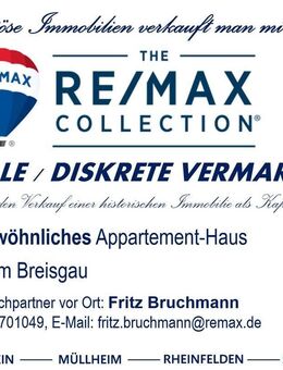 *THE RE/MAX COLLECTION* Absolutes Prestige Objekt: Appartement-Haus als Kapitalanlage in Freiburg - Freiburg (Breisgau)