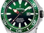 Festina Taucheruhr Diver Collection F20663/2, Armbanduhr, Herrenuhr, Taucheruhr, Edelstahlarmband, Datum