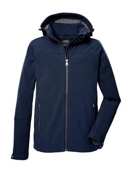 Killtec Softshelljacke Herren Softshelljacke Wasserabweisende Softshelljacke mit Fleece, abnehmbarer Kapuze