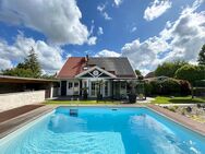 Luxus-Oase in Weißenfels: Exquisites Haus mit Garten, Sauna, Pool und moderner Eleganz in Top-Lage der Saale-Unstrut-Region! - Weißenfels