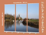 Bestatterbedarf: Roll-Up Display-Set "Greetsiel in Abendstimmung" - 300 x 200 cm - hochwertige Dekoration für Bestattung, Trauerhalle, Bestatter - Wilhelmshaven Zentrum