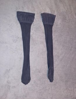 Elwgante halterlose Strümpfe schwarz Gr. S 36 - Homburg Zentrum