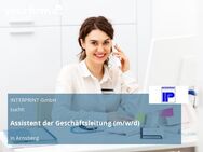 Assistent der Geschäftsleitung (m/w/d) - Arnsberg