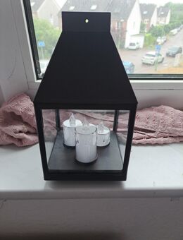 Led Laterne neu mit led Kerzen - Essen