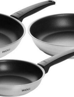 WOLL Pfannen-Set Concept, Edelstahl (Set, 3-tlg), Antihaftversiegelung