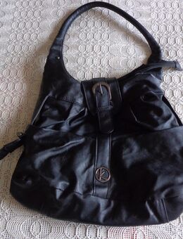 Tasche, Handtasche, Beutel, Schultertasche, Kunstleder, schwarz, Zuiki - Hamburg