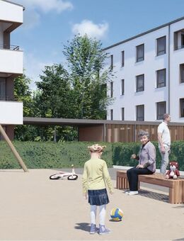 Mit Gartenanteil! Lichtdurchflutete Neubau-Eigentumswohnung mit 2,5 Zimmern - Laupheim