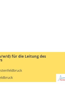 Archivar (m/w/d) für die Leitung des Stadtarchivs - Fürstenfeldbruck