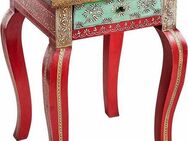 Home affaire Beistelltisch, handgearbeitet und handbemalt