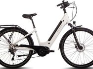 SAXONETTE E-Bike Trekkingrad Premium Sport (Wave), 10 Gang, Kettenschaltung, Mittelmotor, 522 Wh, Pedelec, Elektrofahrrad für Damen u. Herren