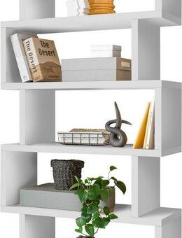 HBZ Raumteilerregal BC 3105, 1-tlg., in weiß oder Eiche Sonoma, Regal Raumteiler mit 5 offenen Fächer