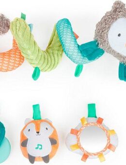 ingenuity Greifspielzeug Spiral Activity Toy Bar, mit Sound
